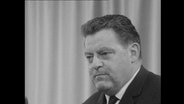 Franz-Josef Strauß im Porträt.  
