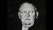 Ludwig Erhard im Porträt.  
