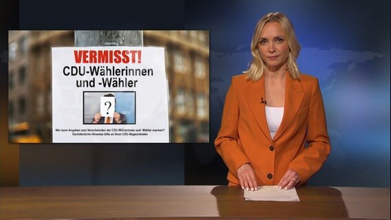 Janin Ullmann in Aktenzeichen X3Y ... ungelöst: CDU-Wähler vermisst!  