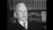 Porträt des Philosophen Karl Jaspers.  