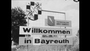 Das Ortseingangsschild von Bayreuth (Archivbild)  