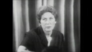 Ein Portrait von Swetlana Stalin auf einer Pressekonferenz (Archivbild)  
