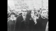 Studenten auf einer Demonstration (Archivbild)  