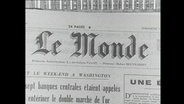 Die Titelseite der Tageszeitung Le Monde (Archivbild)  