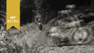 Geländefahrer beim Sechs-Tagerennen Motocross im Riesengebirge 1963  