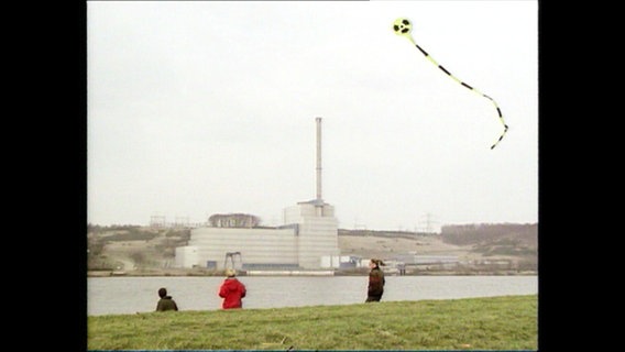 Aufnahme des Atomkraftwerks Krümmel (Archivbild)  