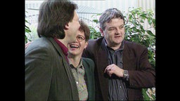 Drei Grünen-Politiker posieren für ein Foto (Archivbild).  