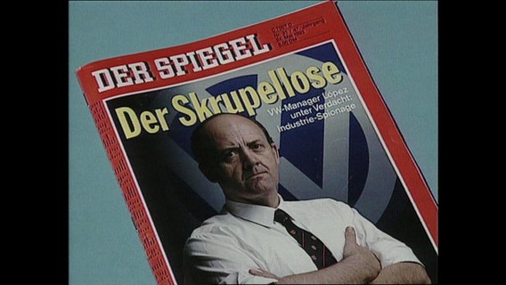 Das Cover der Zeitschaft Spiegel mit dem VW Manager Lopez  