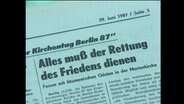 Ein Zeitungsartikel  