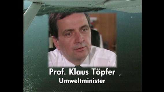 Bundesumweltminister Klaus Töpfer im Porträt (Archivbild).  