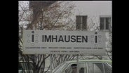 Ein Schild des Chemie-Unternehmens Imhausen (Archivbild).  