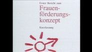 Konzeptpapier mit der Aufschrift "Frauen-förderungs-konzept (Archivbild).  
