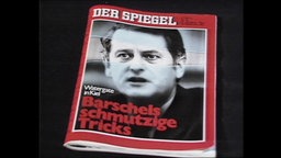 Die Titelseite des "Spiegel" mit der Aufschrift "Watergate Kiel, Barschels schmutzige Tricks" (Archivbild).  