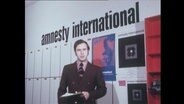 Ein Sprecher von Amnesty International spricht in die Kamera (Archivbild).  