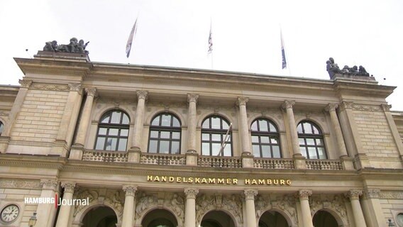 Das Gebäude der Handelskammer Hamburg.  