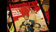 Das Titelblatt der Zeitschrift "Konkret" mit der Aufschrift "Willy´s letztes Gefecht" (Archivbild).  