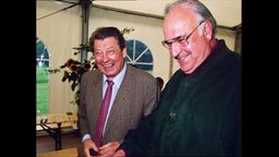 Leo Kirch und Helmut Kohl  