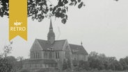 Klosterkirche Riddagshausen bei Braunschweig aus der Ferne (1965)  