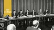 Sitzung des Innenausschusses des deutschen Bundestages in Hamburg 1964  