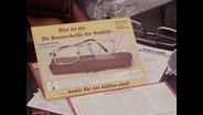 Brillen-Prospekt der Firma Travelman (Archivbild)  