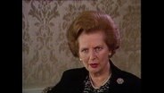 Margaret Thatcher im Interview mit Panorama  