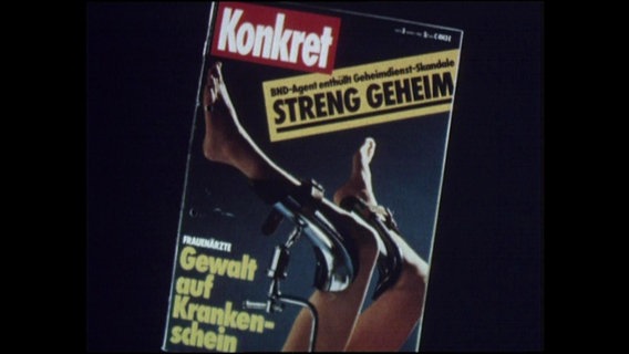 Titelblatt der Zeitschrift "Konkret"  