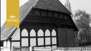 Historisches Bauernhaus mit Fachwerk in Niedersachsen (1963)  