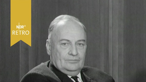 Bundeslandwirtschaftsminister Werner Schwarz im Interview 1963  