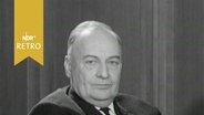 Bundeslandwirtschaftsminister Werner Schwarz im Interview 1963  