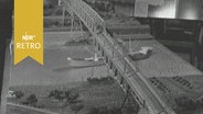 Modell einer Hochbrücke über den Nord-Ostsee-Kanal 1963  