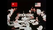 Aufschrift: Strategic Arms Limitation Talks  