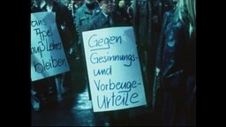 Plakat: Gegen Gesinnungs- und Vorbeugeurteile  