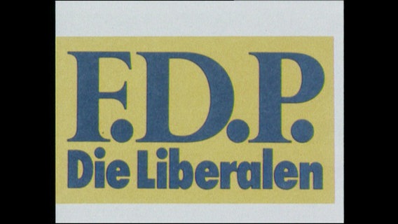 Schriftzug "FDP Die Liberalen"  