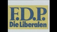 Schriftzug "FDP Die Liberalen"  
