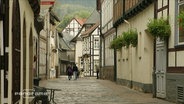 Eine Gasse in Goslar  