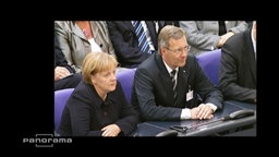Bundeskanzlerin Merkel und Bundespräsident Wulff  