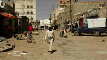 Eine Straße im Jemen  