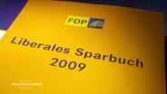 Das "Liberale Sparbuch 2009" der FDP  