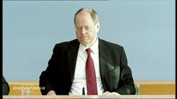 Bundefinanzminister Peer Steinbrück 2008  