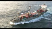 Das Containerschiff Hansa Stavanger  