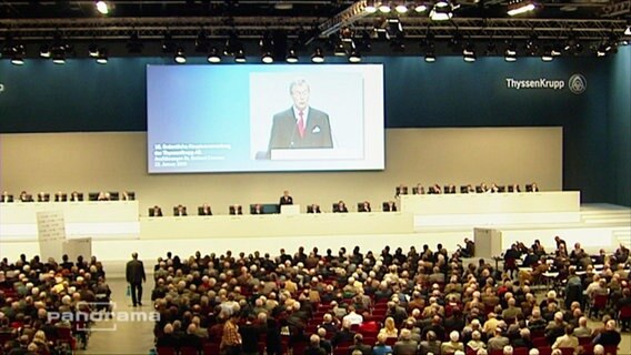 Eine Hauptversammlung von Thyssenkrupp  