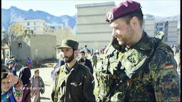 Ein Bundeswehrsoldat in Afghanistan  