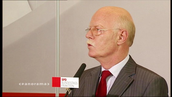 SPD-Fraktionsvorsitzender Peter Struck 2008  