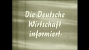 Schriftzug in schwarz-weiß "Die Deutsche Wirtschaft informiert"  