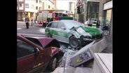Verkehrsunfall mit einem Streifenwagen  