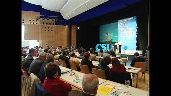 Eine CSU-Veranstaltung 2005  