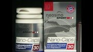 "Nano-Pulver" mit FC Bayern-Werbung  