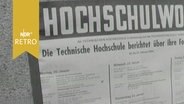 Programmplakat zur Hochschulwoche der TH Hannover 1964  