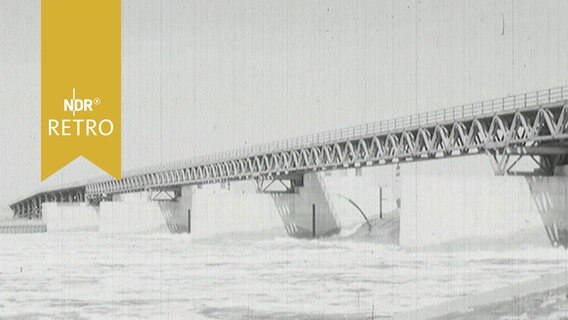 Neue Elbbrücke bei Geesthacht (1964)  