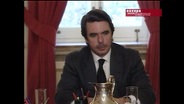 Spaniens Ministerpräsident Aznar 2004  